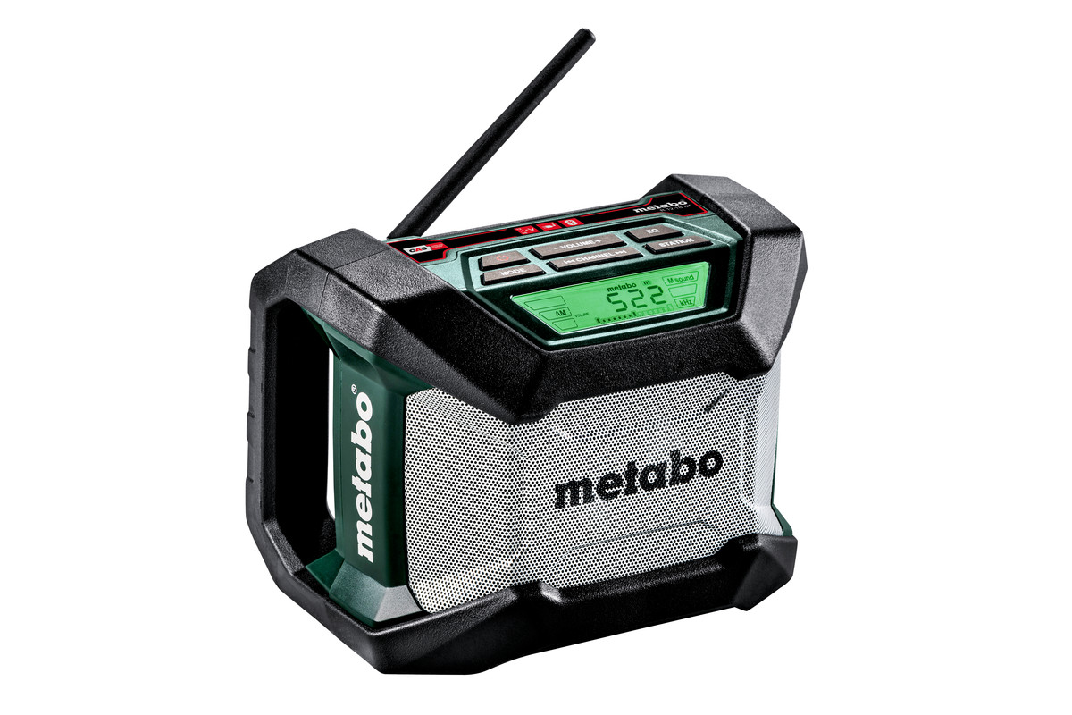 Акумуляторний радіоприймач для будівельної площадки Metabo R 12-18 BT