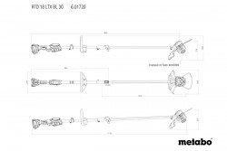 Акумуляторний тример для газону Metabo RTD 18 LTX BL 30 акція