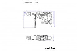 Комбінований перфоратор Metabo KHEV 8-45 BL в інтернет-магазині