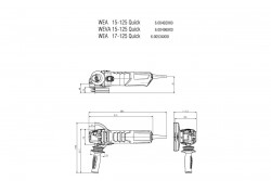 Кутова шліфувальна машина Metabo WE 17-125 Quick акція