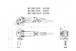 Кутова шліфувальна машина Metabo WE 1500-125 RT купить