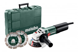 Кутова шліфувальна машина Metabo WQ 1100-125 Set
