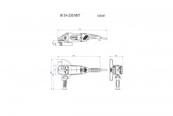 Кутова шліфувальна машина Metabo W 24-230 MVT фото