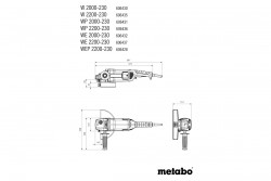 Кутова шліфувальна машина Metabo WP 2200-230 не дорого