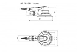 Ексцентрикова шліфувальна машина Metabo SXE 150-5.0 BL замовити