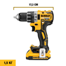 Дриль-шурупокрут акумуляторний безщітковий DeWALT DCD791NT в інтернет-магазині