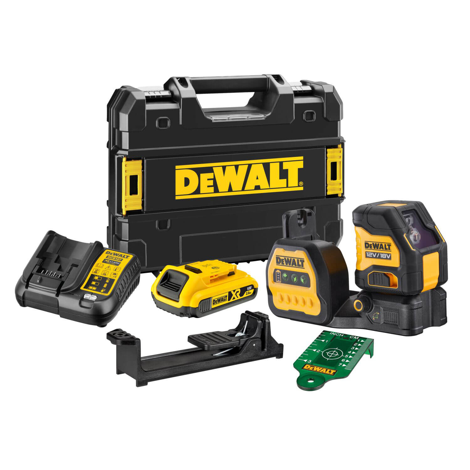 Уровень лазерний лінійний DeWALT DCE088D1G18