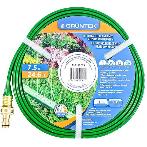Шланг зрошувальний GRUNTEK 296223075 1/2&quot; 7,5 м перфорований