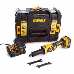 Прямошлифовальна машина акумуляторна безщіткова DeWALT DCG426P2 купить