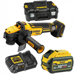 Шліфмашина кутова - болгарка акумуляторна безщіткова DeWALT DCG409VST1 купити