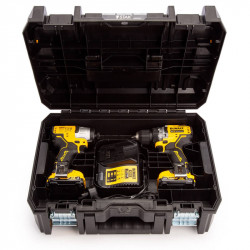 Набір із двох інструментів безщіткових DeWALT DCK2110L2T ціна