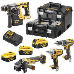 Набір з чотирьох інструментів безщіткових DeWALT DCK428P3T