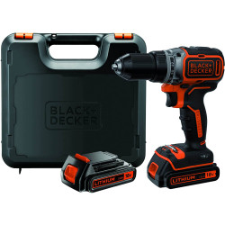 Дриль-шурупокрут акумуляторний безщітковий BLACK+DECKER BL186KB купить