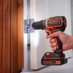 Дриль-шурупокрут акумуляторний безщітковий BLACK+DECKER BL186KB 
