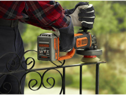 Шліфмашина кутова - болгарка акумуляторна BLACK+DECKER BCG720M1 фото