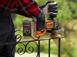 Шліфмашина кутова - болгарка акумуляторна BLACK+DECKER BCG720N фото