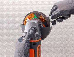 Шліфмашина кутова - болгарка акумуляторна BLACK+DECKER BCG720N цена