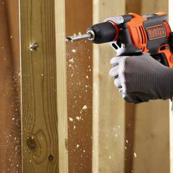 Дриль мережевий ударний BLACK+DECKER BEH710K замовити