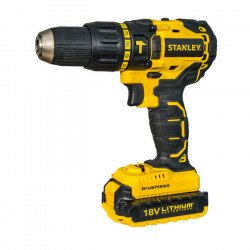 Дриль-шурупокрут акумуляторний безщітковий ударний STANLEY SBH20D2K
