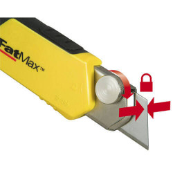Ніж FatMax Cartridge завдовжки 215 мм із лезом шириною 25 мм із сегментами, що відламуються STANLEY 0-10-486 не дорого