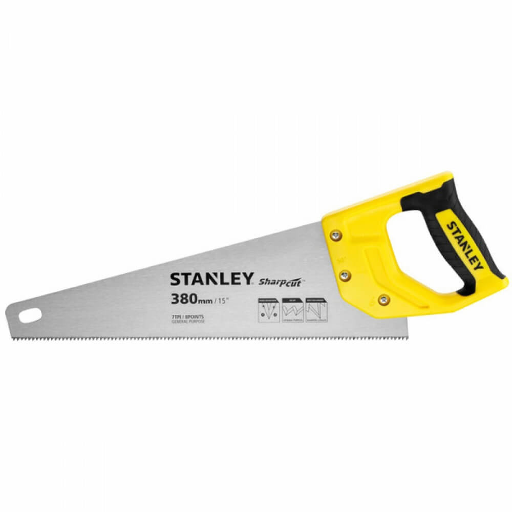 Ножівка SHARPCUT™ завдовжки 380 мм для поперечного та поздовжнього різу STANLEY STHT20366-1