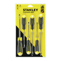 Набір викруток CushionGrip, 6 штук STANLEY 0-65-007