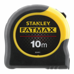 Рулетка вимірювальна FatMax Blade Armor довжина 10 м, ширина 32 мм в корпусі з АВС-пластику STANLEY 0-33-811 купити