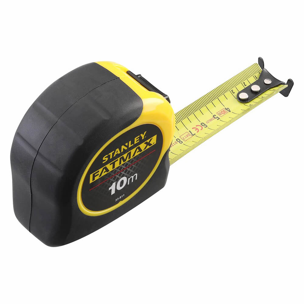 Рулетка вимірювальна FatMax Blade Armor довжина 10 м, ширина 32 мм в корпусі з АВС-пластику STANLEY 0-33-811