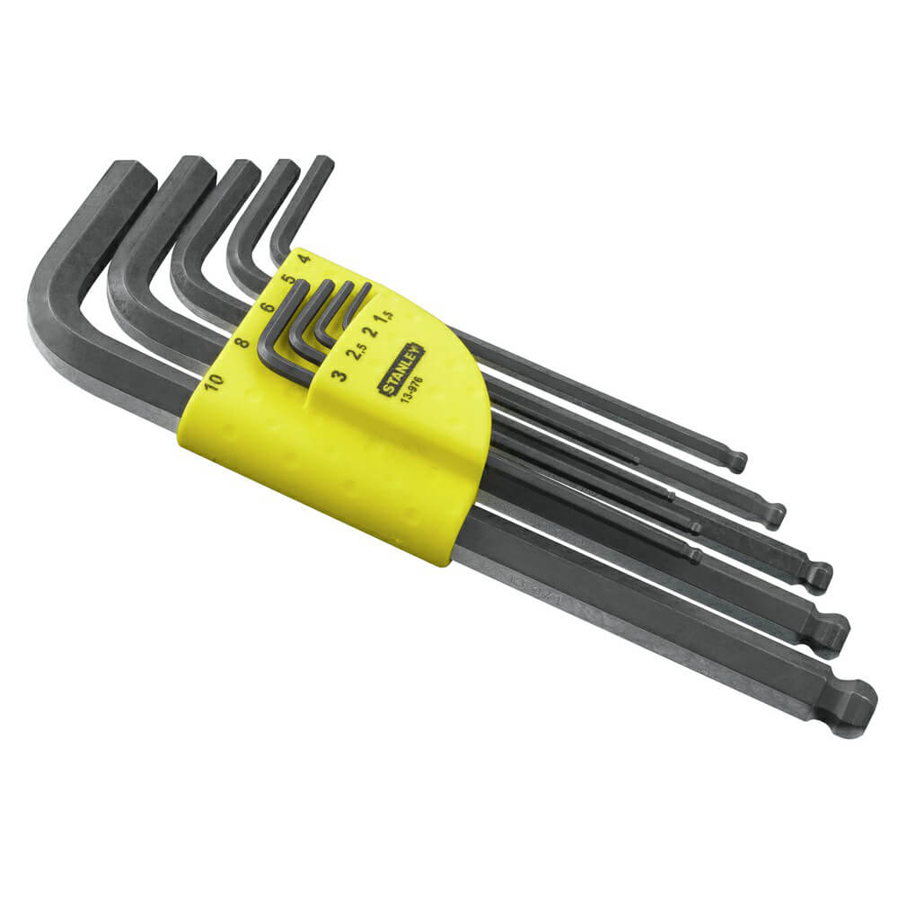 Набір із дев&#39;яти шестигранних метричних ключів STANLEY 1-13-976