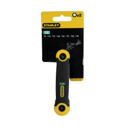 Набір торцевих ключів TORX, складних, 8 шт STANLEY 2-69-266