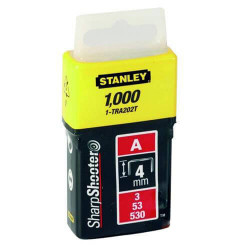 Скоби тип А висотою 4 мм, для степлера ручного Light Duty, в упаковці 1000 шт STANLEY 1-TRA202T купить