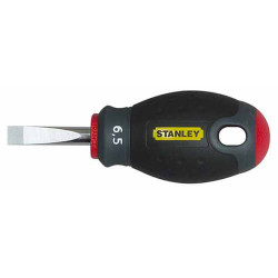Викрутка FatMax® Stubby з паралельним жалом під шліц SL6.5 із довжиною стержня 30 мм STANLEY 0-65-404