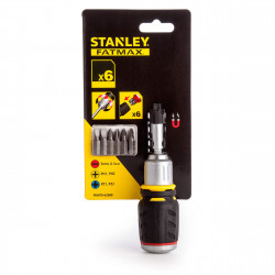 Викрутка - набір Stubby, реверсивна, з шістьма змінними бітами STANLEY FMHT0-62688 заказать