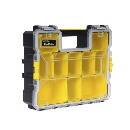 Організатор професійний FATMAX SHALLOW PRO METAL LATCH, вологозахисний, розмірами 446x116x357 мм STANLEY 1-97-518
