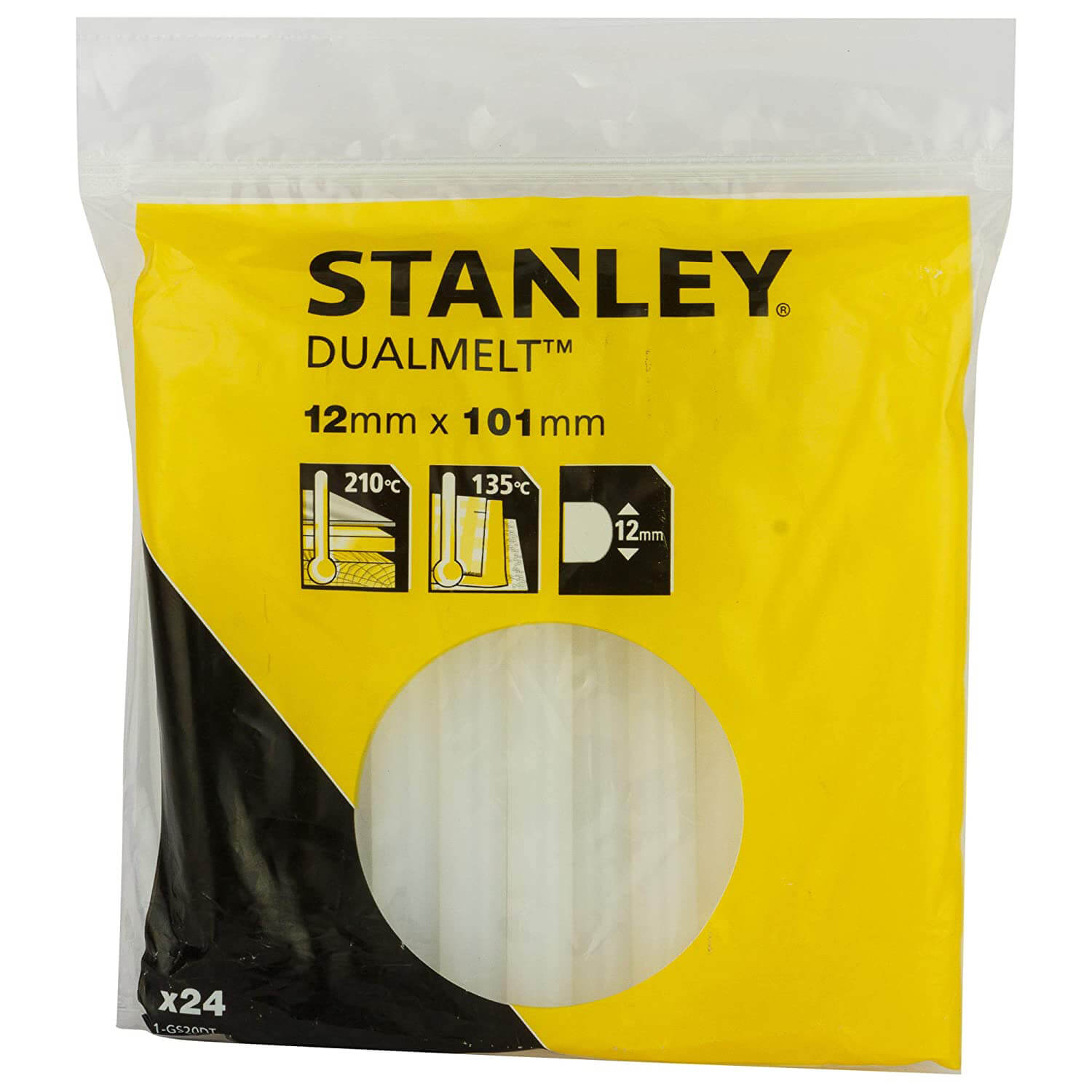 Термоклей DualTemp діаметром 11.3 мм, двутемпературний для клейового пістолета STANLEY 1-GS20DT