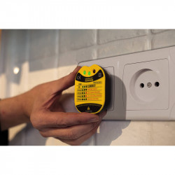 Тестер розеток настінний ″FATMAX®″, ″європейська вилка″ AC 230 V STANLEY FMHT82569-6 в Украине