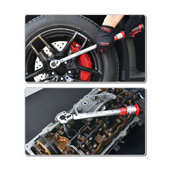 Ключ динамометричний моментний 3/8&quot;x340мм 10-60Nm TOPTUL ANBV1206 в Україні