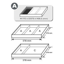 Набір ключів ріжкових 6-32мм 11 од. (В ложементі, тип А) TOPTUL GEA1102 купити