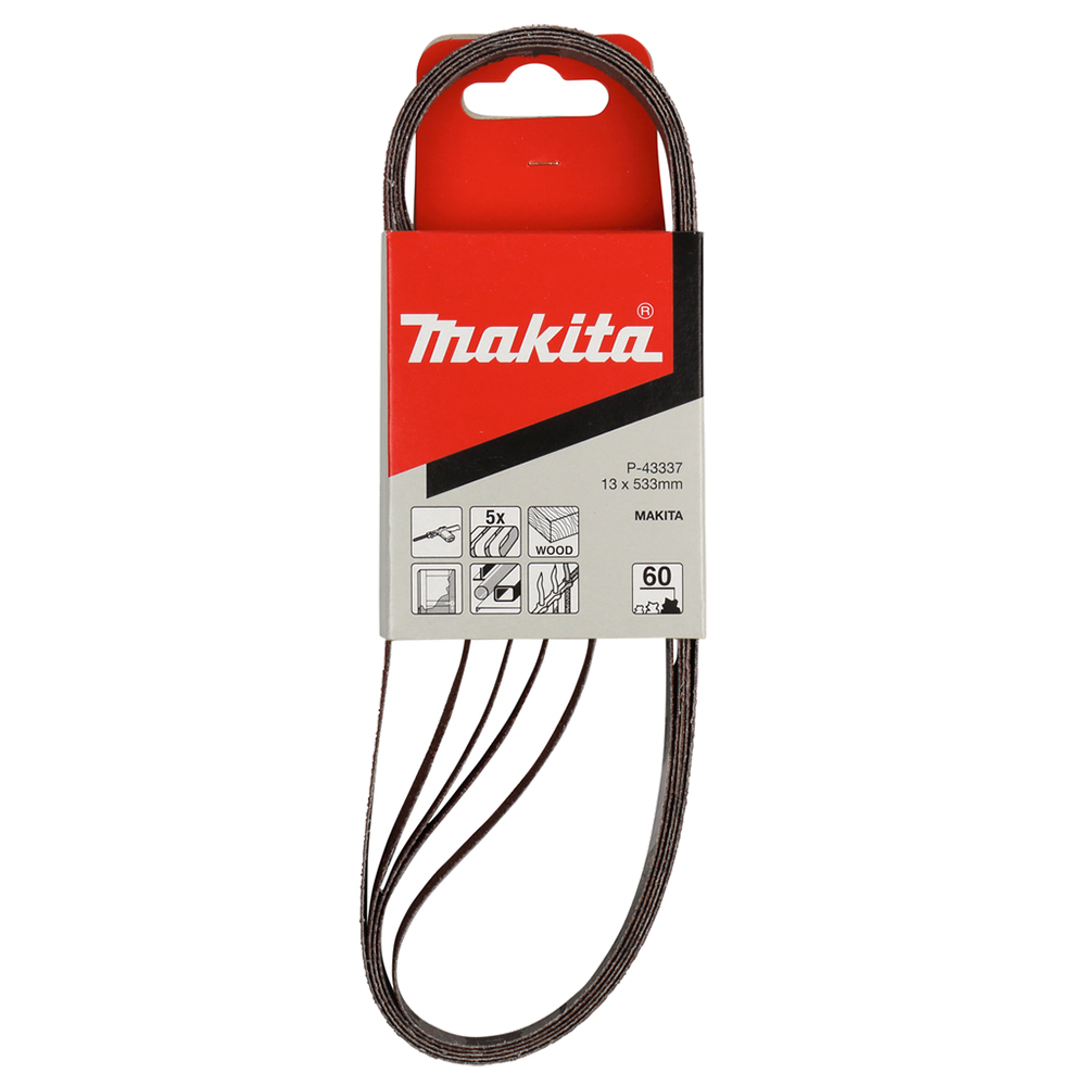 Шліфувальна стрічка Makita 13 х 533 Z60 5шт