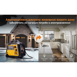 Генератор інверторний газобензиновий MaXpeedingRods MXR3500s (3,2/3,5 кВт; електростарт/з брелока) 