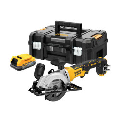 Пила дискова акумуляторна безщіткова компактна DeWALT DCS571E1T в Україні
