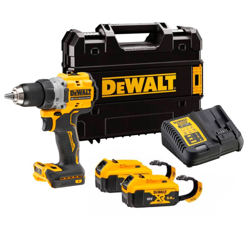 Дриль-шурупокрут акумуляторний безщітковий DeWALT DCD800P2LRT