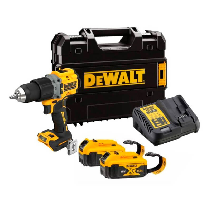 Дриль-шурупокрут акумуляторний безщітковий ударний DeWALT DCD805P2LRT