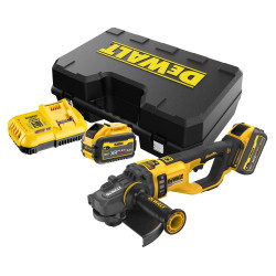 Шліфмашина кутова - болгарка акумуляторна безщіткова DeWALT DCG460X2 не дорого