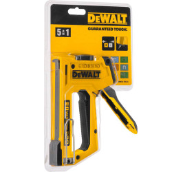 Степлер MULTI TACKER 5 в 1 скобы тип A, G, H, 6-14мм, гвозди J 12, 15 мм DeWALT DWHT0-TR510 заказать