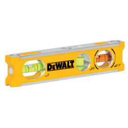 Рівень BILLET TORPEDO з алюмінію довжиною 165 мм з 3 капсулами та магнітами DeWALT DWHT42525-0 купити