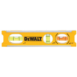 Рівень BILLET TORPEDO з алюмінію довжиною 165 мм з 3 капсулами та магнітами DeWALT DWHT42525-0