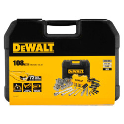 Набор головок, бит, ключей шестигранных 1/4 и 3/8, 108 предметов. DeWALT DWMT73801-1 в Украине
