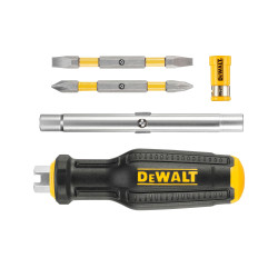 Викрутка - набір FULL FIT 6 Way з двома змінними бітами DeWALT DWHT66569-0 в Україні