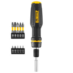 Викрутка - набір FULL FIT Telescoping, зі змінними бітами, 10 біт DeWALT DWHT68001-0 купити